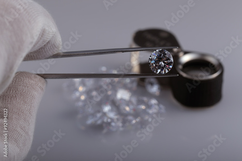 Colorless gemstones