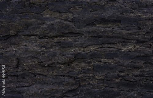 Texture of black rock