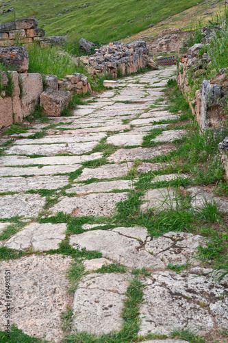 Old paved road