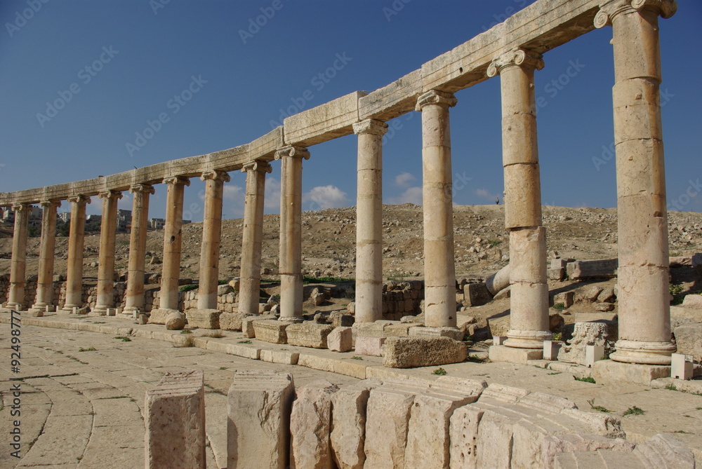 Jordanie, cité romaine de Jerash