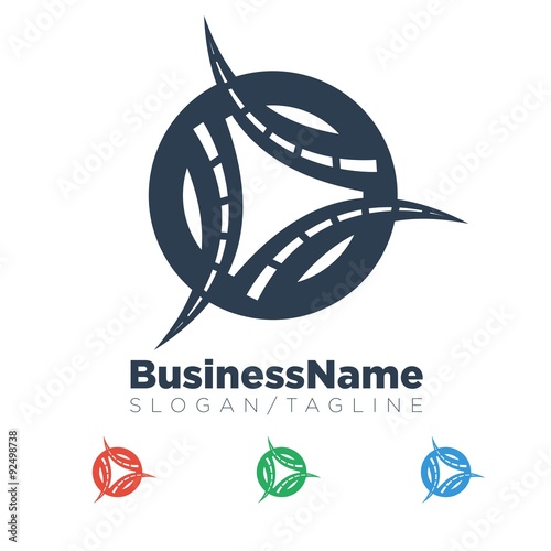 Road Street Way vector logo icon
