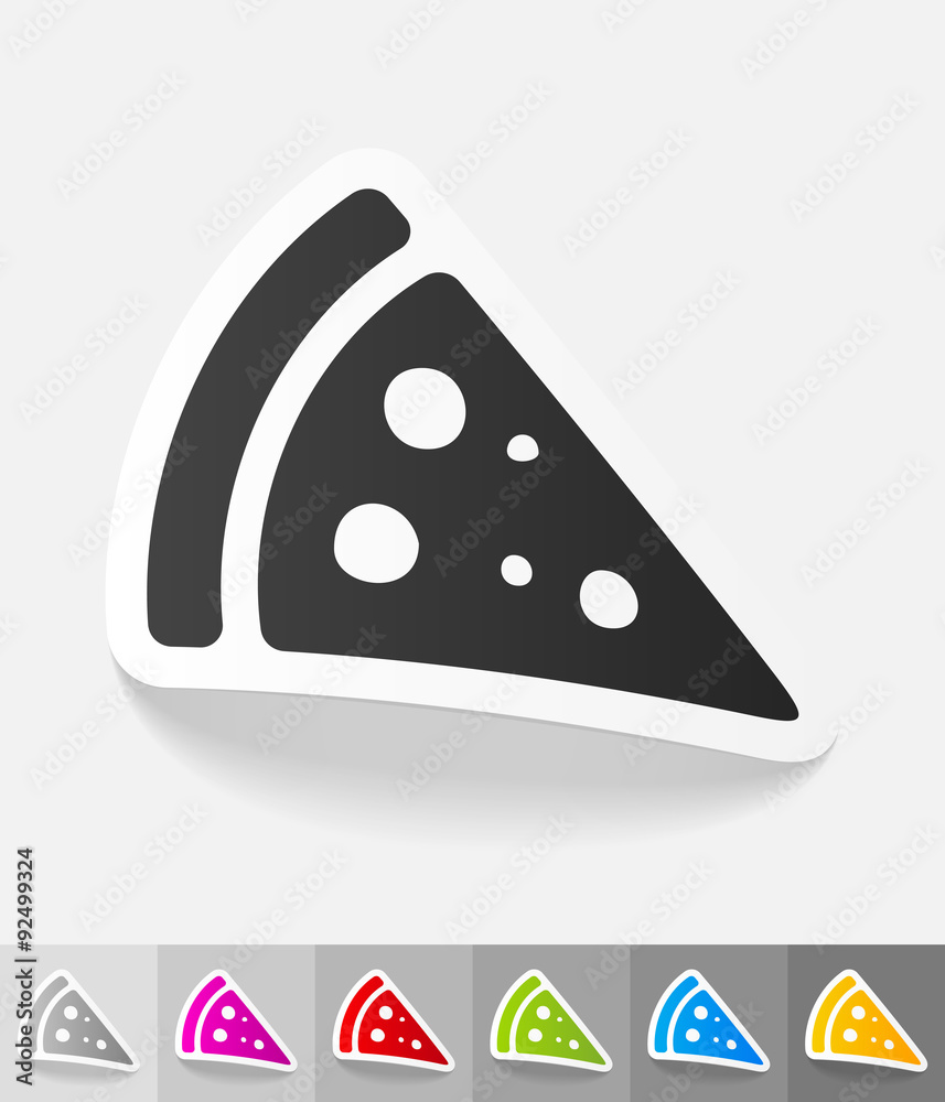 realistic design element. pizza realistic design element. pizza