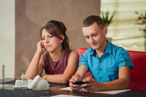 couple at the table