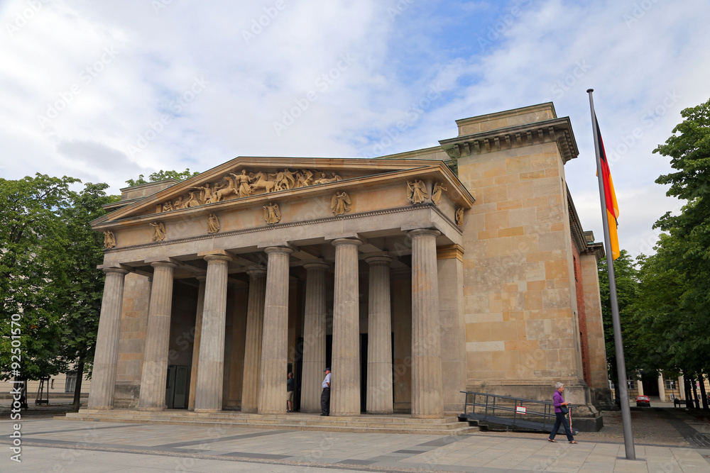  The Neue Wache along Unter den Linden (National War Memorial) in Berlin 