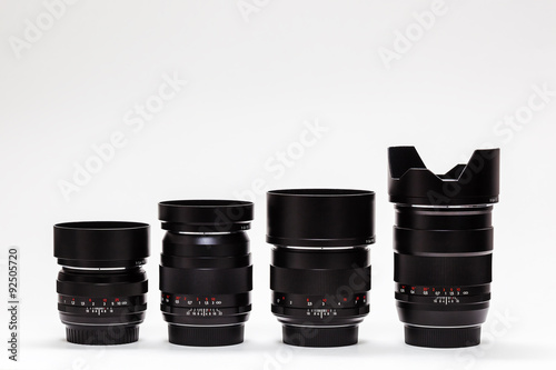 Different lenses. dream of every photographer