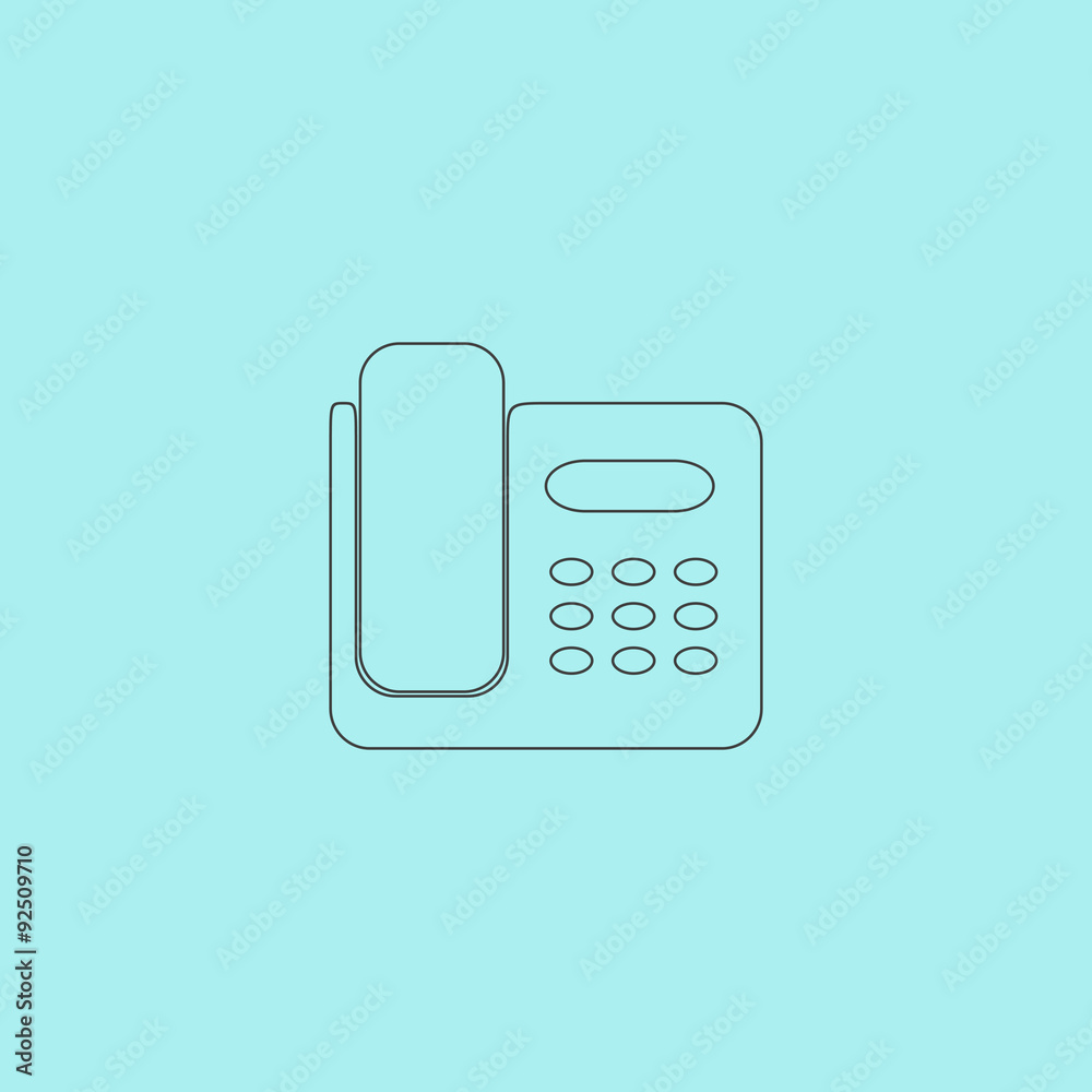 Vector fax machine illustration Vector fax machine illustration