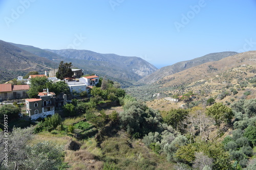 Campagne de Crète - Village de Kefali