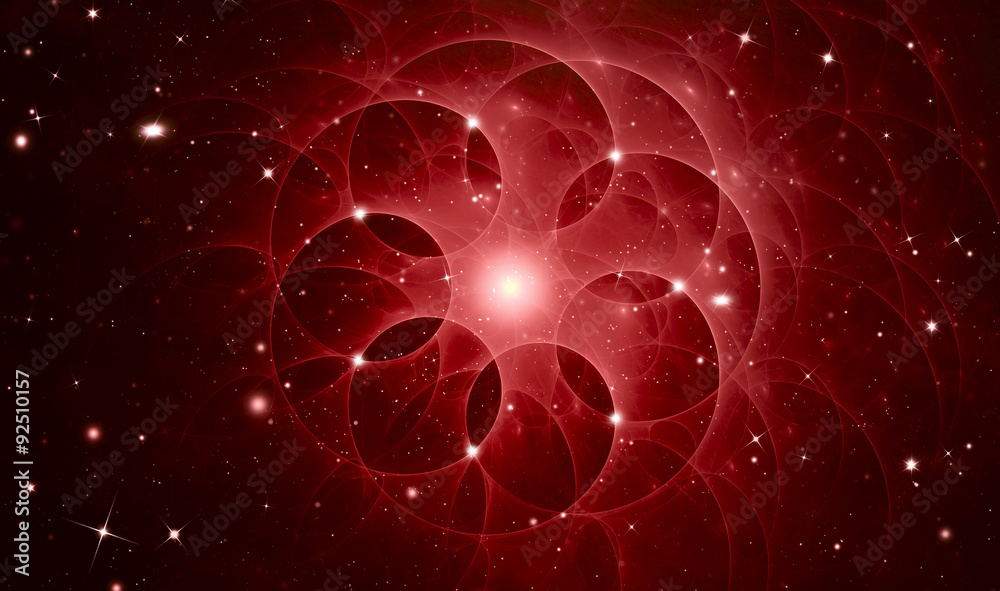 Obraz premium glittery festive fantasy