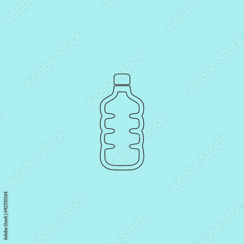 Icon of plastic water bottle