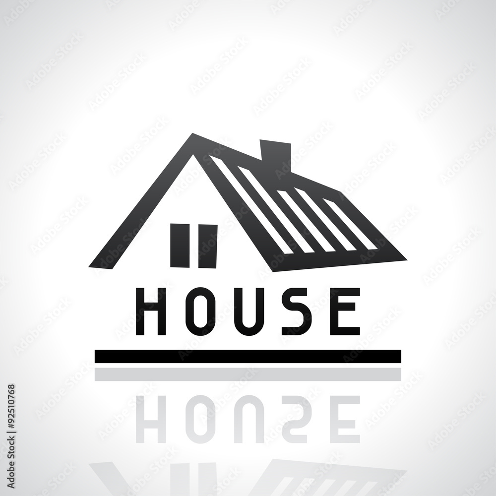 House logo template. Real estate design concept House logo template. Real estate design concept