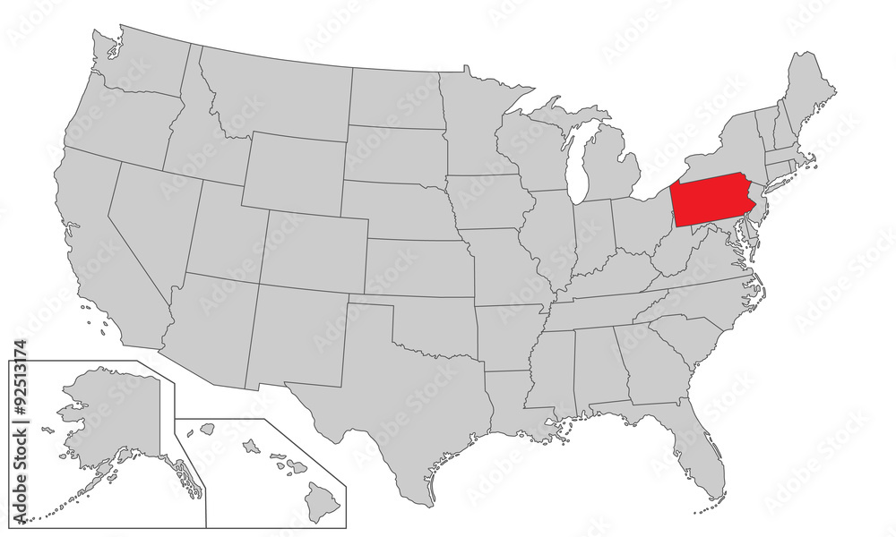 Fototapeta premium USA - Pennsylvania