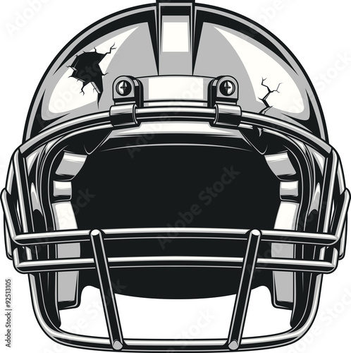 Helmet for playing football