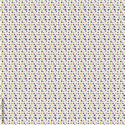 Pattern with the image of small multi-colored stars / Pattern with the image of small multi-colored stars.