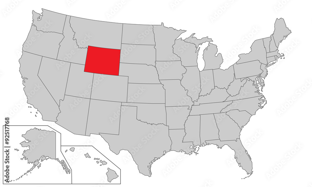 Fototapeta premium USA - Wyoming