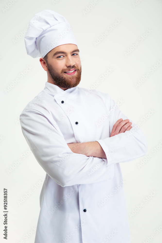 Chef cook standing with arms folded Chef cook standing with arms folded
