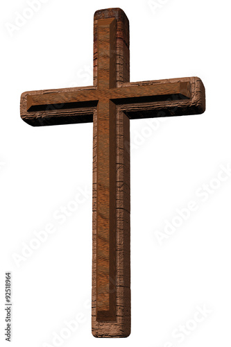 Vecchia croce in legno