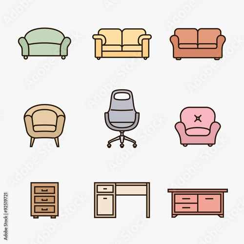 Furniture icons
