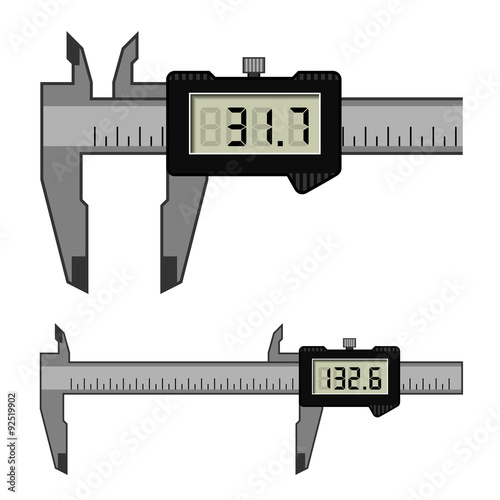 vector LCD electronic digital caliper micrometer gauge vernier