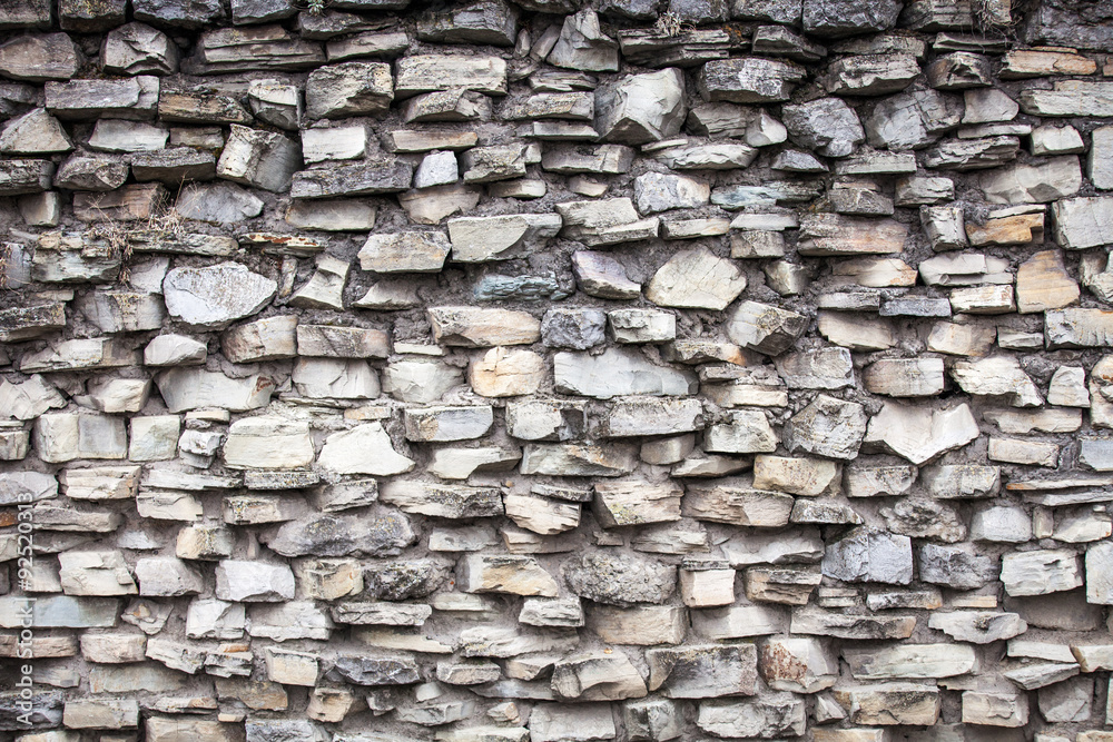 Fototapeta premium Medieval wall made from stones