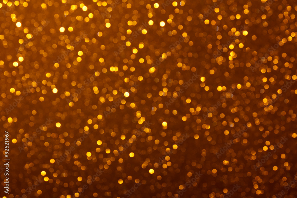 Warm golden lights bokeh abstract background Warm golden lights bokeh abstract background