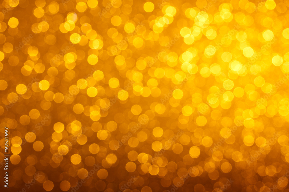 Warm bright golden lights bokeh background Warm bright golden lights bokeh background