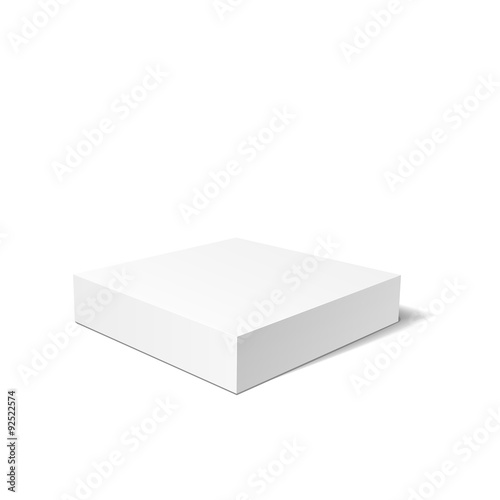 White 3D box 