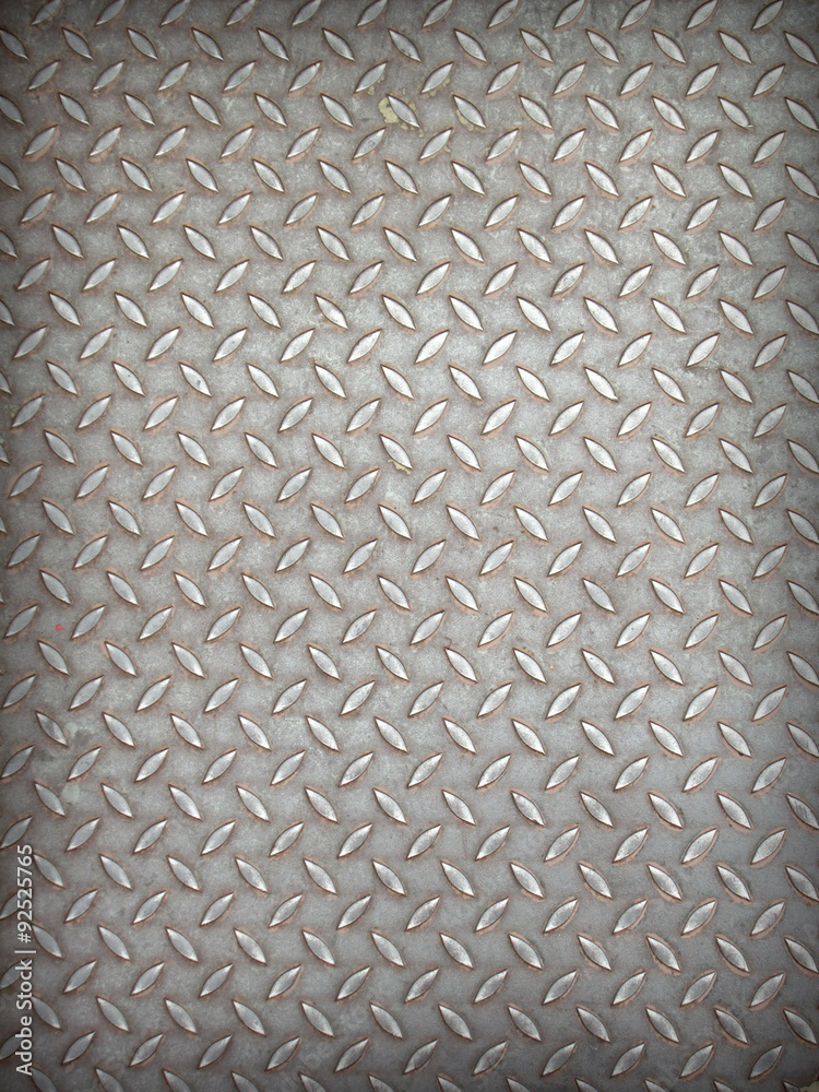Background of metal diamond plate in brown silver color Background of metal diamond plate in brown silver color