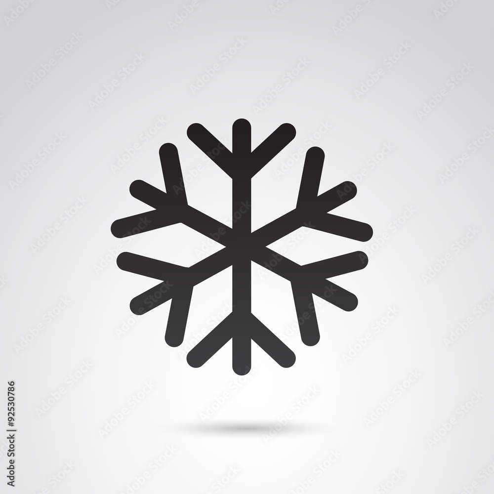 Snowflake VECTOR icon.