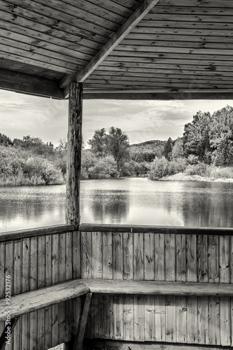 Outdoors Wooden Pavilion