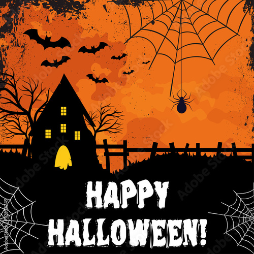 Happy Halloween Party Bash Karte