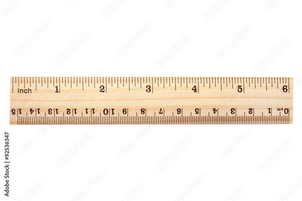 Wooden ruler
