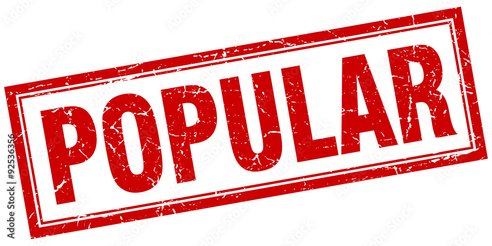 popular red square grunge stamp on white popular red square grunge stamp on white