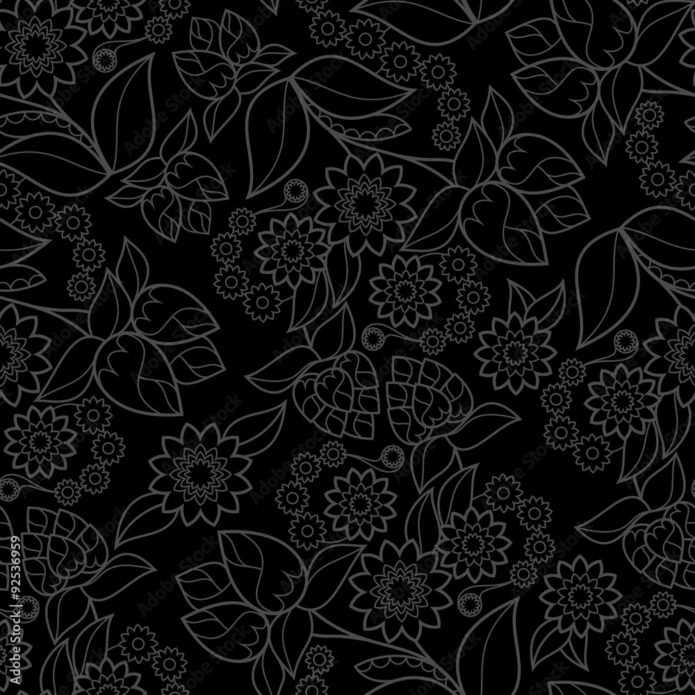 Background floral seamless texture