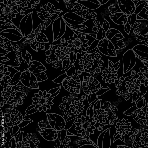 Background floral seamless texture