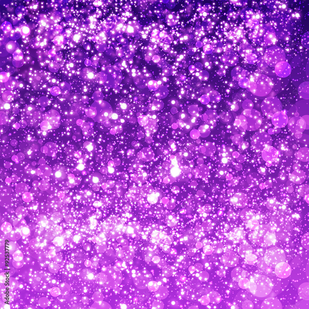 Glittering Christmas and New Year bokeh background