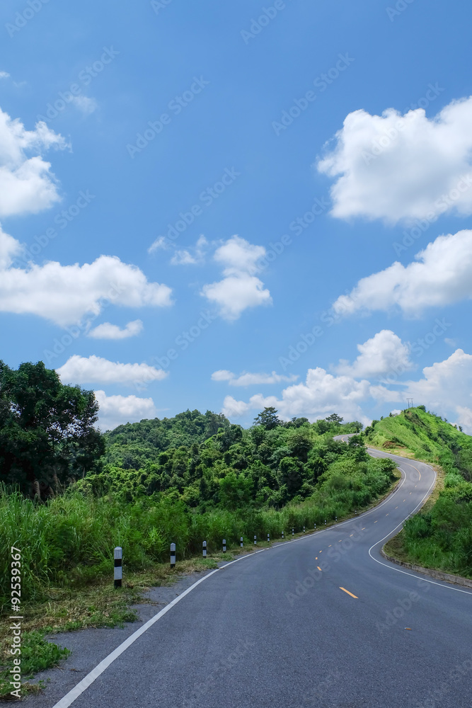 Road, hill and blue sky - Stock image
Road, hill and blue sky - Stock image
