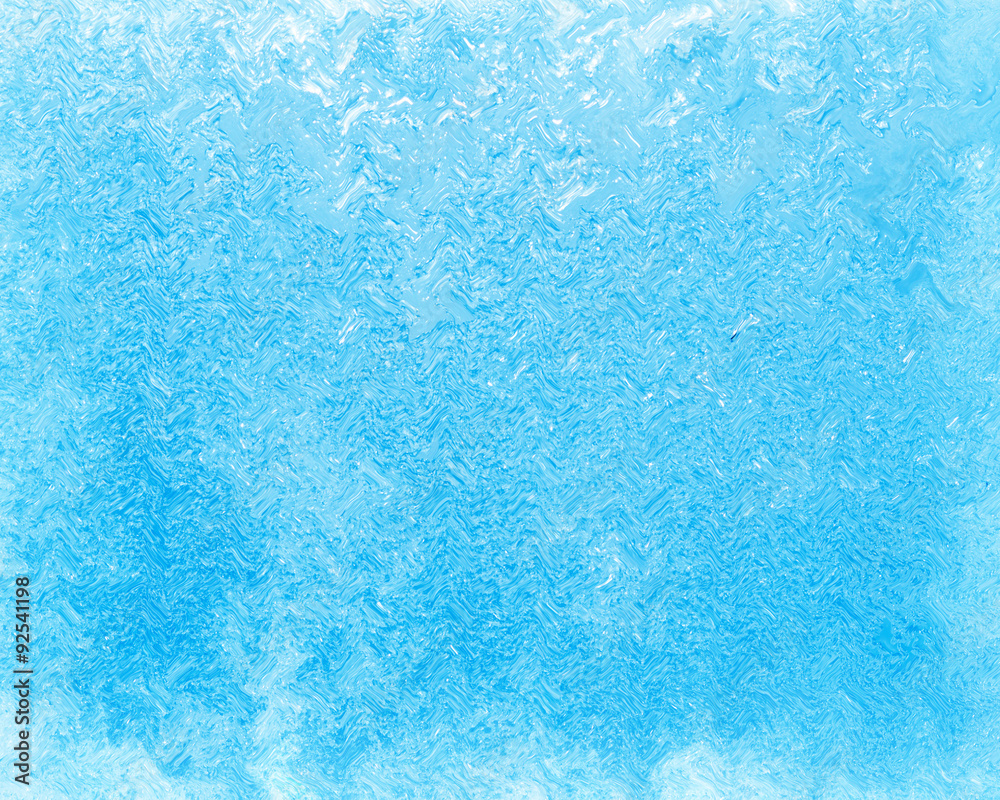 Glass covered with ice during the severe frosts in winter Glass covered with ice during the severe frosts in winter