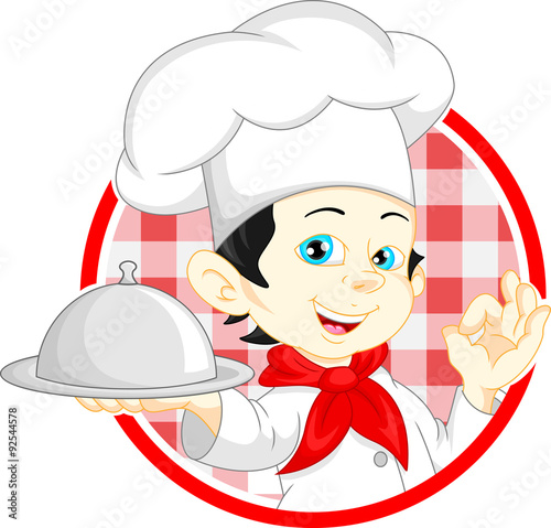 boy chef cartoon