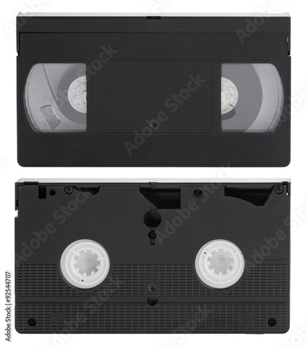 Old vhs video cassette Tape