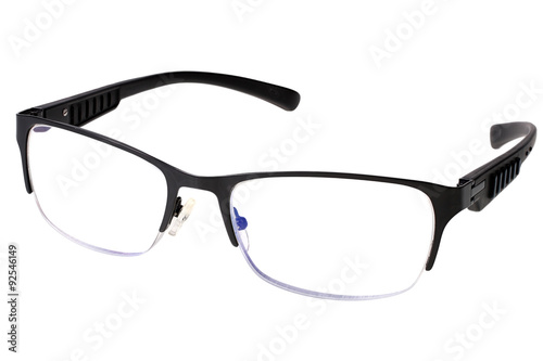 Eyeglasses isolated on white with Clipping Path