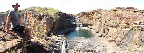 mitchell falls, kimberley, western australia photo