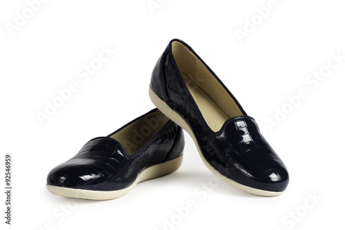 Woman shoes isolated on a white background