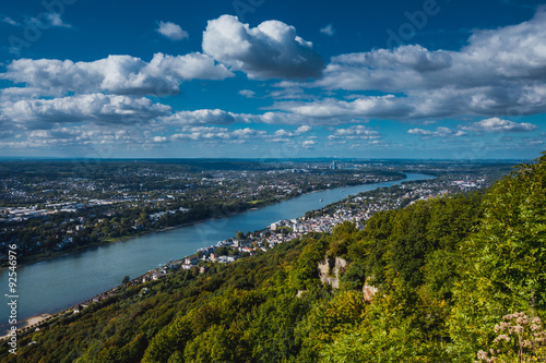 Blick auf Bonn vom Siebengebirge