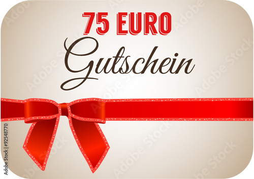 75 Euro Gutschein