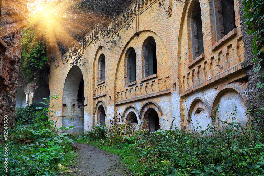 abandoned fort