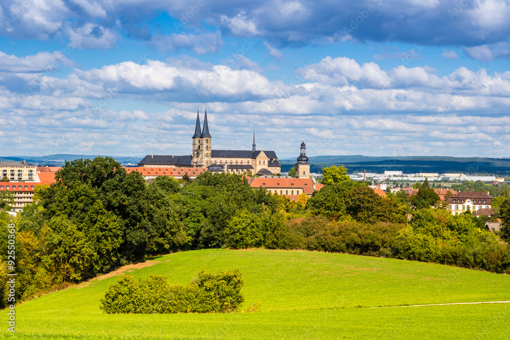 Aussicht über Bamberg Michelsberg Kloster 