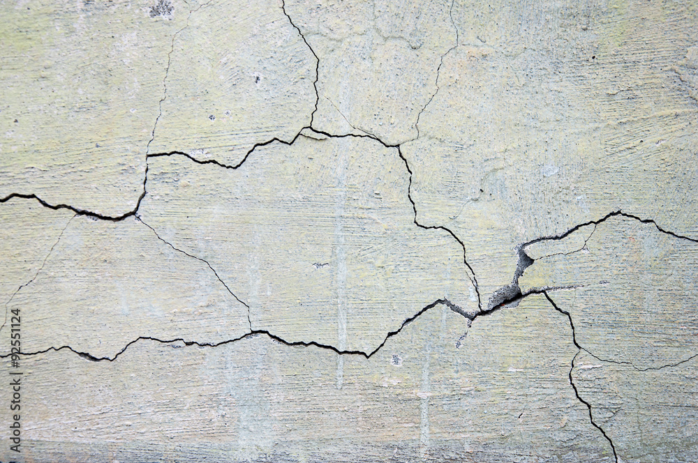 Obraz premium Old cracked plaster wall