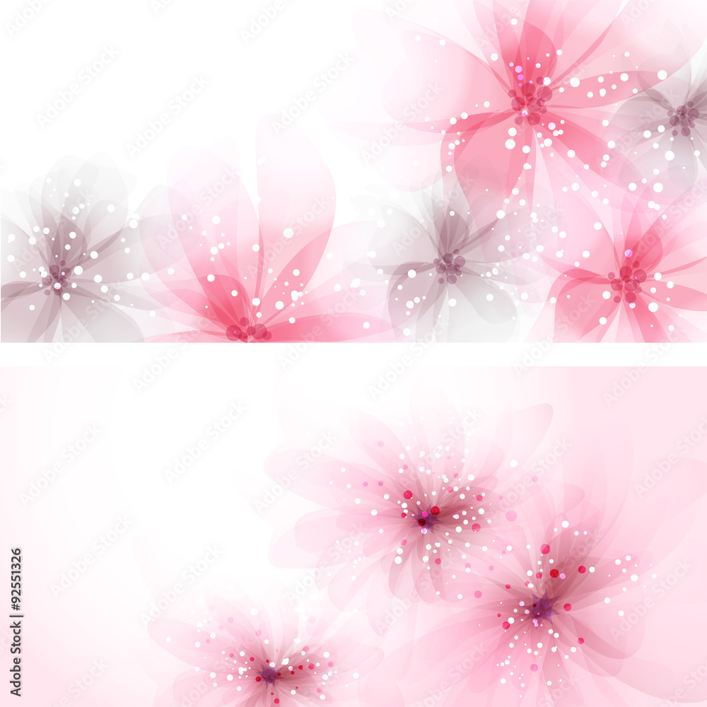 Website header or banner set Website header or banner set