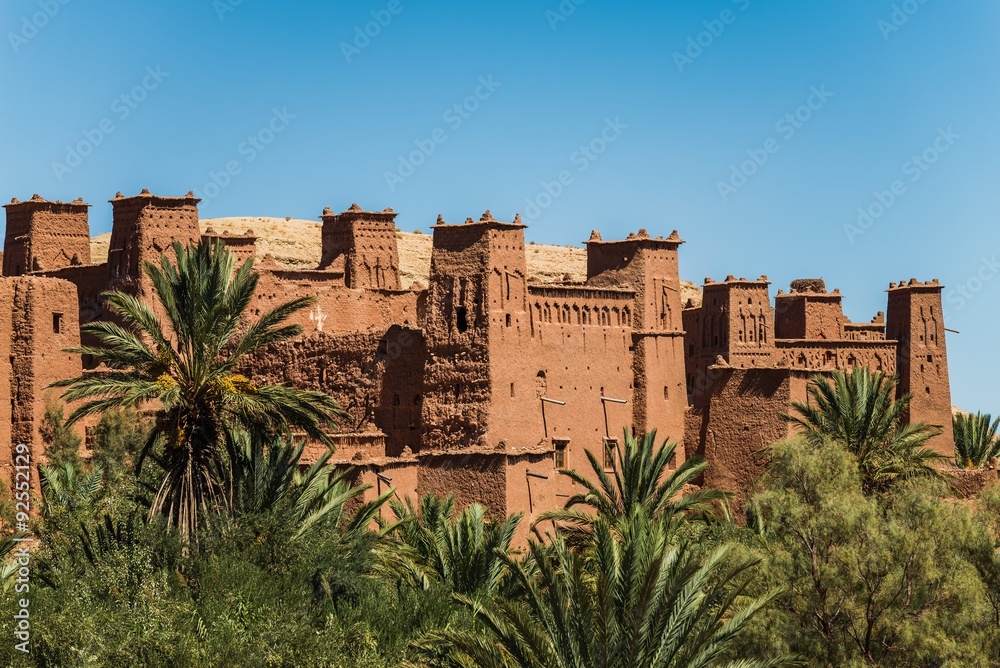 ait ben haddou in morocco - famous filmset for e.g. gladiator