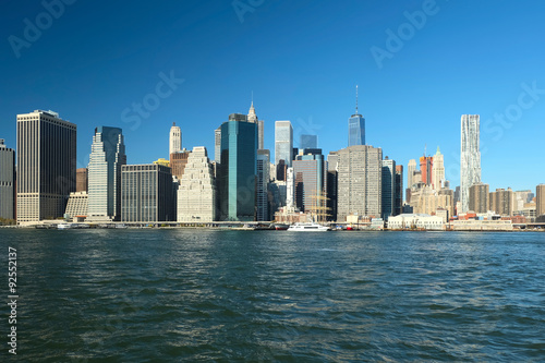 Lower Manhattan skyline view from Brooklyn © haveseen